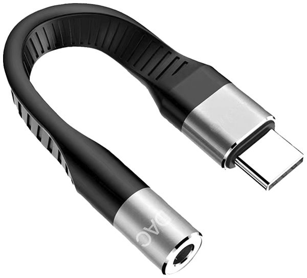 Adapterkabel ROLINE USB-C → 3.5mm Klinke stereo 3-polig schwarz 0.1m