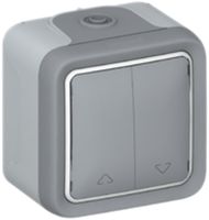 AP-Storentaster PLEXO 2×A/1L grau