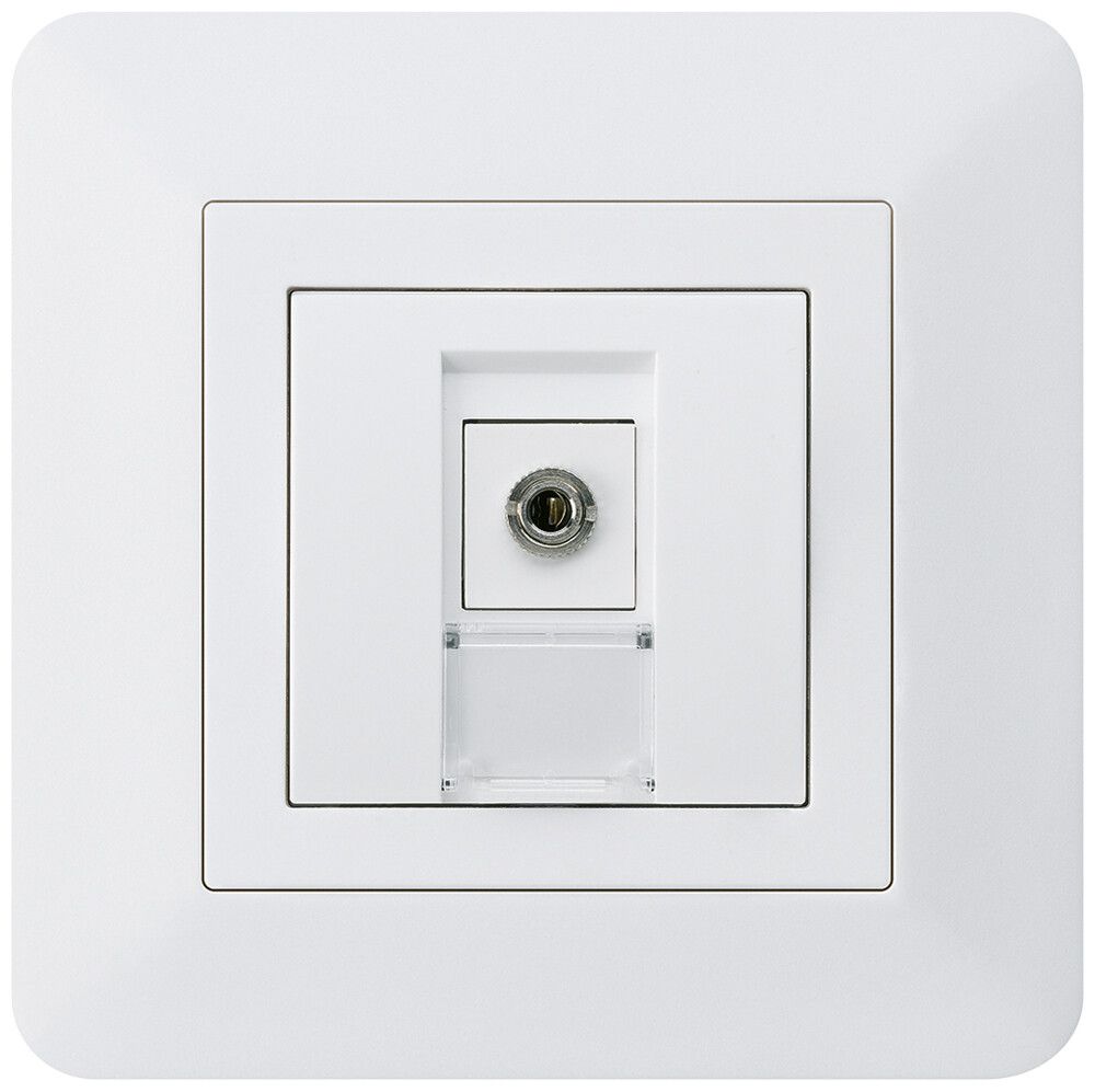 Prise de raccordement ENC kallysto.trend Jack Connector 3.5mm blanc