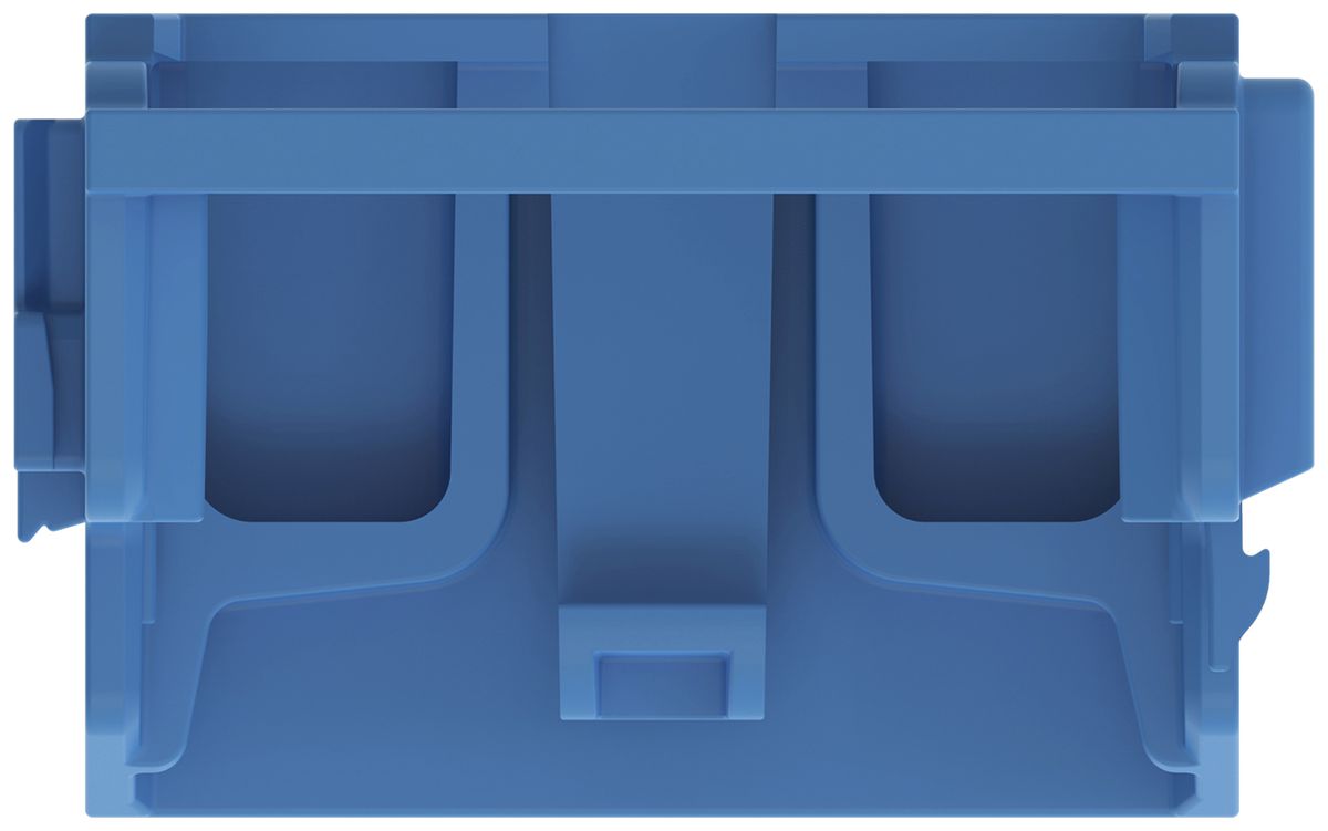 Adaptateur de fixation WAGO s.décharge de traction p.10×4mm² DIN15 bl