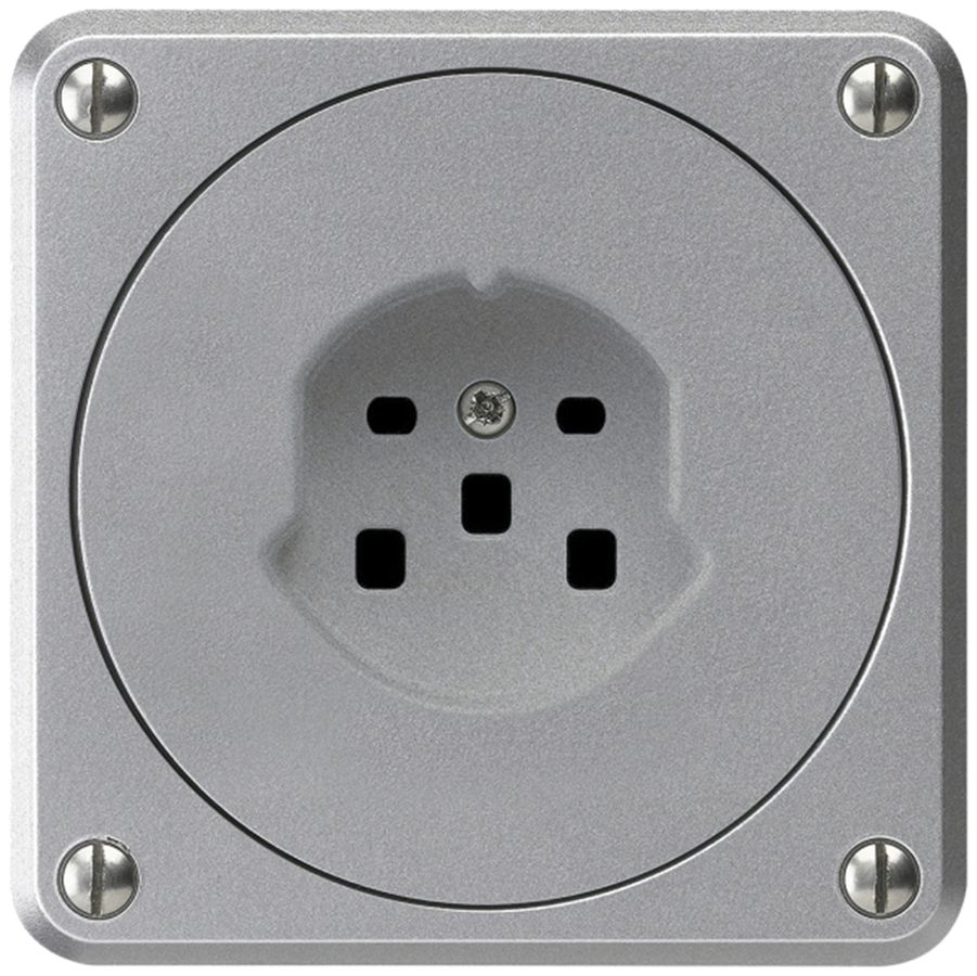 Prise HA robusto type 25 avec bornes enfichables aluminium