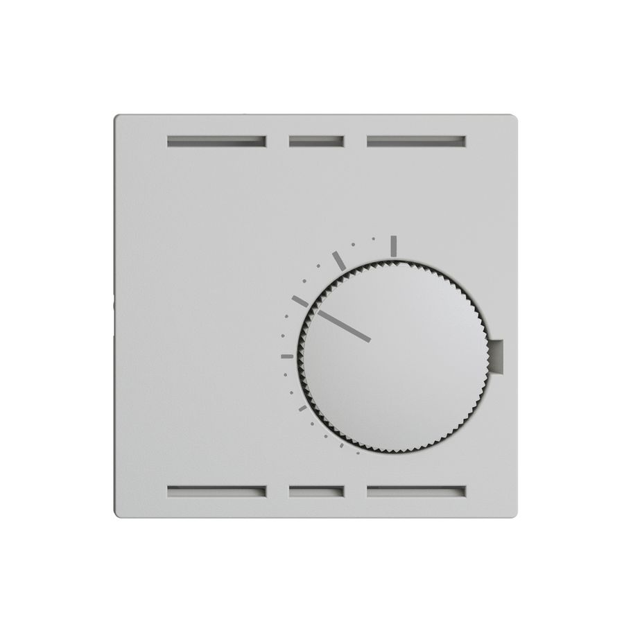 UP-Raumthermostat EDIZIOdue hellgrau ohne Schalter