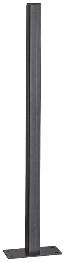 Signalisationssäule Hager witty rechteckig 809×180×80mm Stahl schwarz