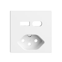 Kit di montaggio Feller EDIZIOdue per presa USB tipo A+C + tipo 13 bianco