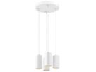 Luminaire suspendu SLV ASTO TUBE GU10 4×10W direct Ø70×125mm blanc
