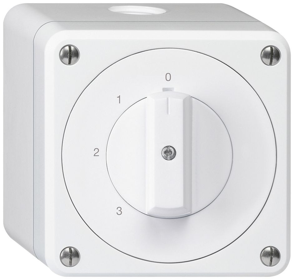 Interrupteur rotatif AP robusto IP55 schéma 5/1P blanc