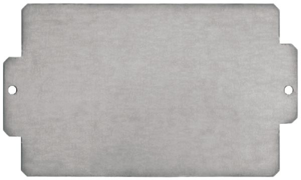 Plaque de montage Weidmüller MOPL K5 110×150×2mm tôle d'acier zinguée
