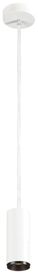 Lampada sospesa LED SLV NUMINOS S DALI 11W 985lm 2700K 24° Ø65×162mm bianco