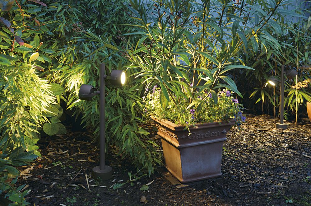 Lampadaire SLV SITRA 360, 2×GX53 9W IP44 anthracite