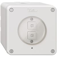 AP-Szenentaster 2 Szenen vertikal/2T NEVO Wiser weiss