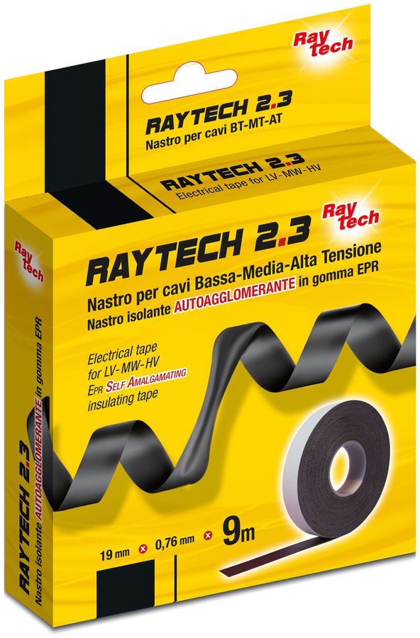 Isolierband Raytech 19mm×9m schwarz