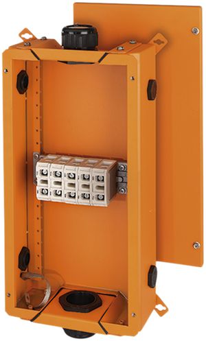 Boîte de dérivation AP Hensel FK 6505 E30/90 5 pôles 16…50mm² orange
