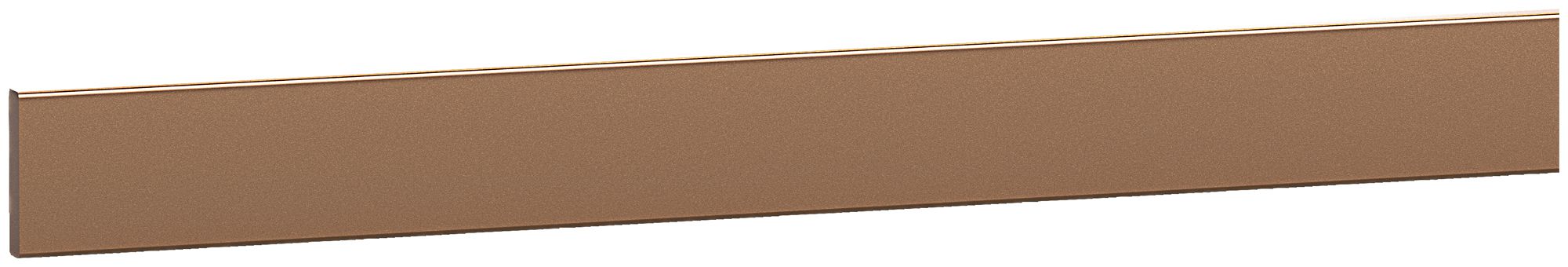 Barra collettrice Hager uniway, rame nudo, 15×3mm, lunghezza 2m