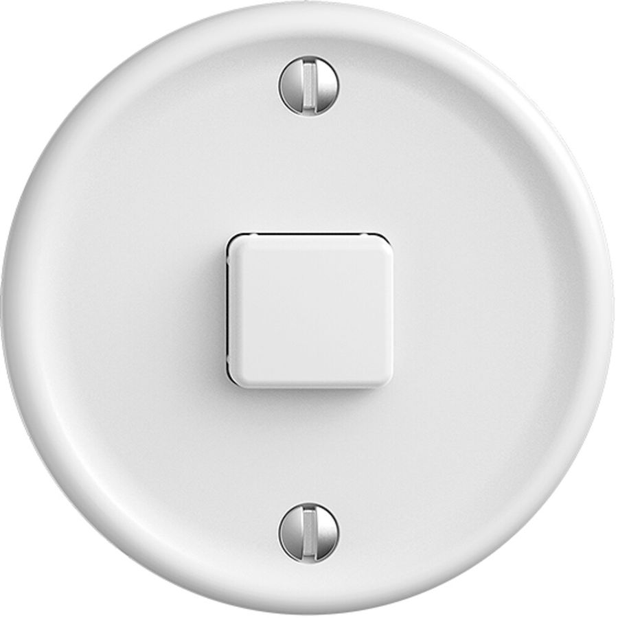 Kit de recouvrement STANDARDdue pour poussoir 1×, Ø50mm, blanc