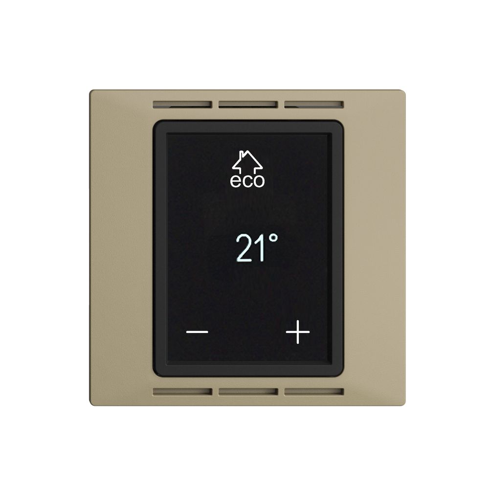 Termostato ambiente EDIZIOdue F sand, con display, riscald.pavim.