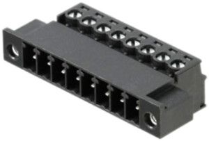Connettore maschio Weidmüller SCZ brida 3.81mm 4L stagnato nero