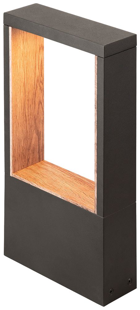 LED-Wegeleuchte SLV FLATT 10W 650lm 2700K IP65 360×180×60mm anthrazit