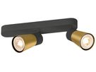 Spot SLV PURI 2.0 Cone CW GU10 2×6W REG 258×42×138mm nero/oro