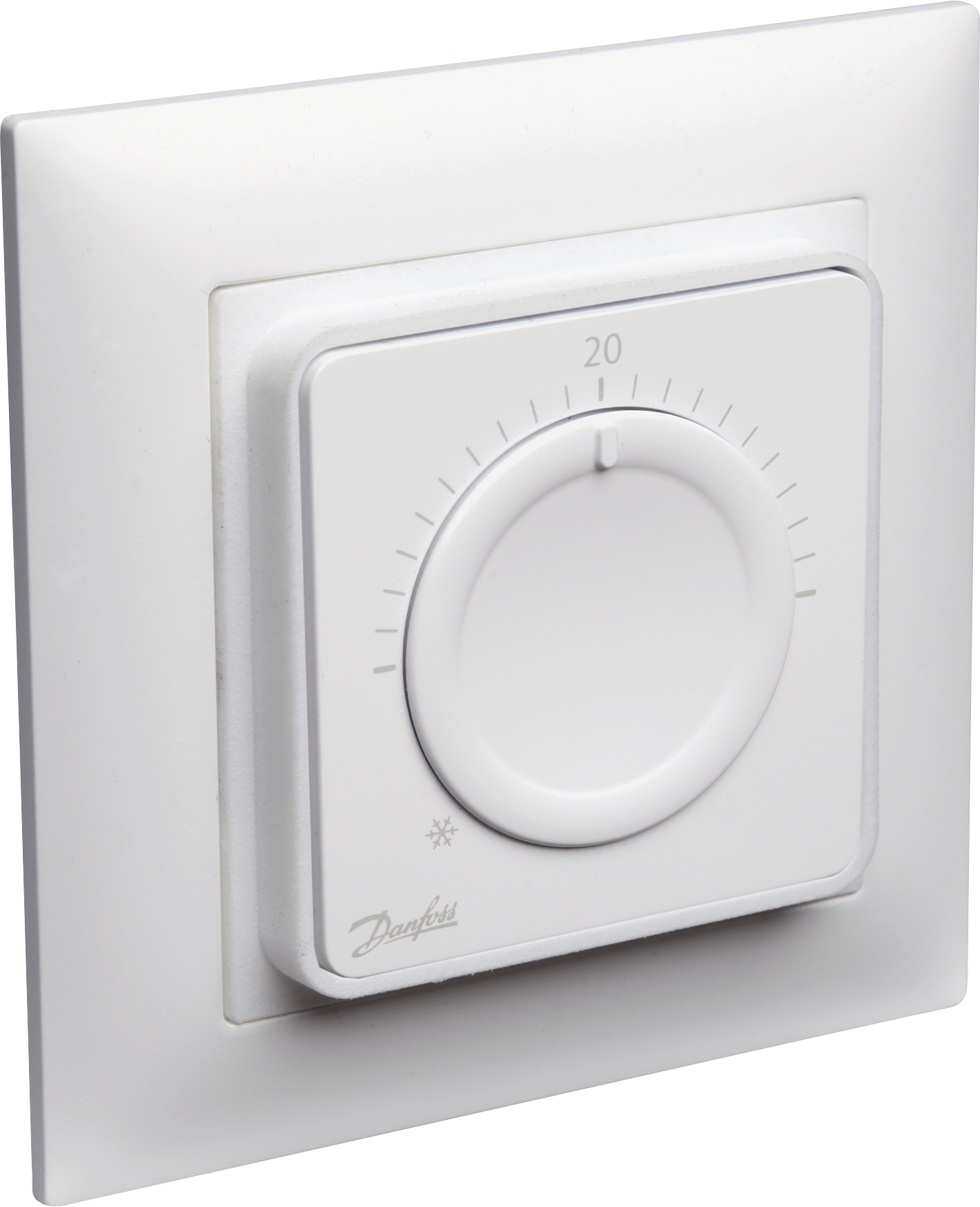 Raumthermostat Icon Standard, UP Unterputz mit Einstellrad 230V, Heizen
