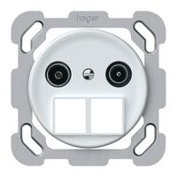 UP-Multimediadose TV-R origin Durchgangsdose 15dB 1.7dB weiss