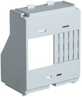 Geräteabdeckung Hager lang zu weber.vertigroup DIN1…3 für Gerätebreite 45…90mm