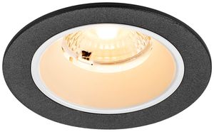 LED-Downlight SLV NUMINOS S 6.7W 1050lm 3000K MB DALI Ø80×52mm sz/ws