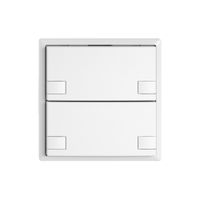 Universaltaster EDIZIO.liv UNI SNAPFIX® 5…48V o.LED 2× 2-Tbed.ws