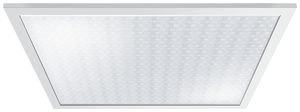EB-LED-Deckenleuchte ESYLUX STELLA, DALI, 36W 4000K 600×600mm IP20 prism.weiss
