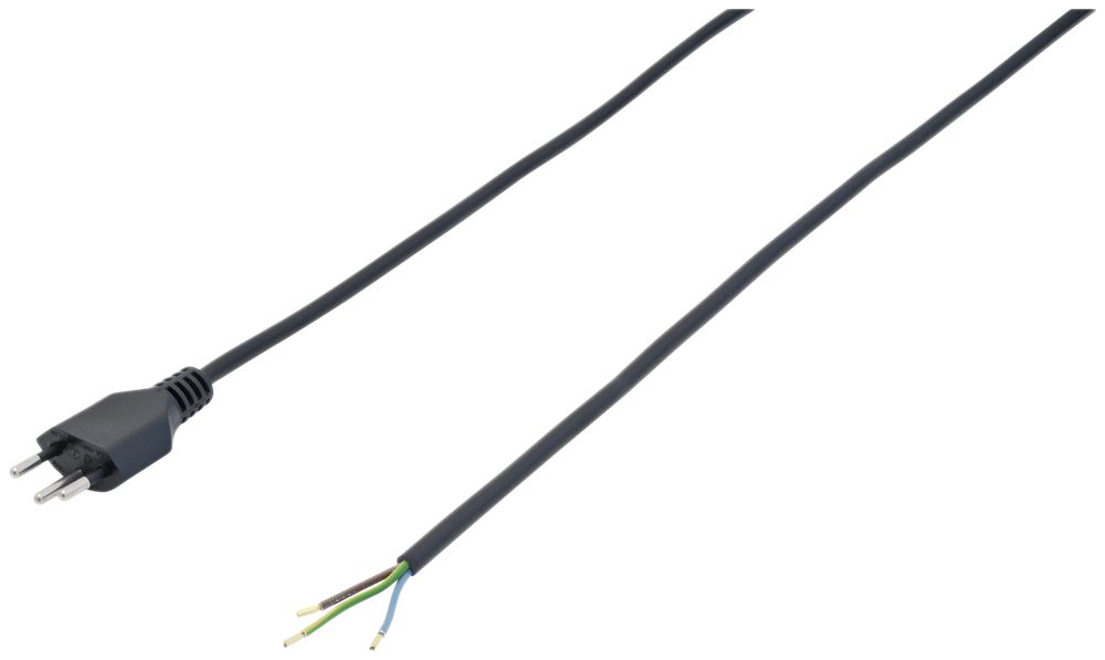 Câble de raccordement T12 Gd 3×1mm² surm. 5m noir