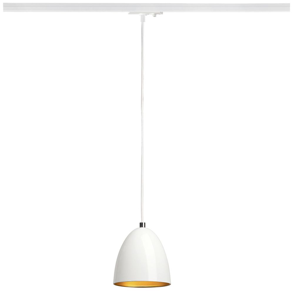 Pendelleuchte SLV PARA CONE GU10 35W 1-Ph.-Adapter Ø135mm weiss