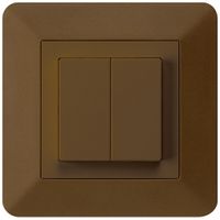 Poussoir ENC kallysto.trend 2×A-R/1P brun