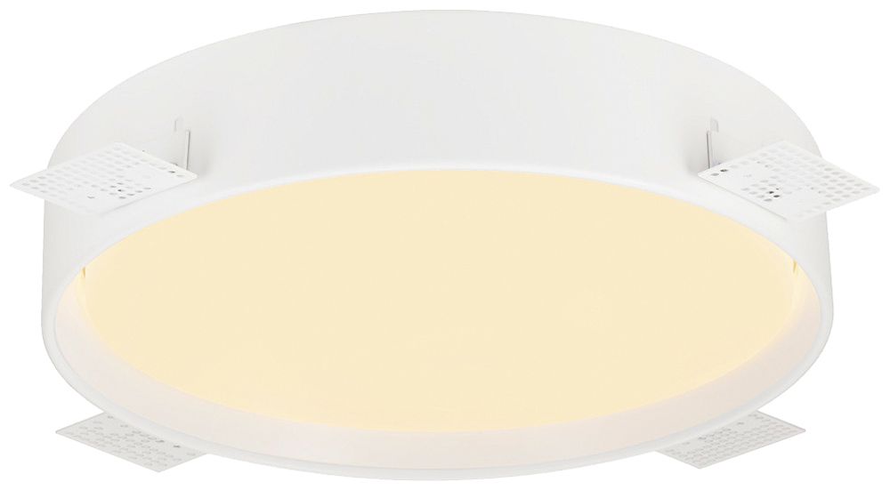 Cadre d'encastrement SLV DECONA aluminium Ø313×75mm blanc