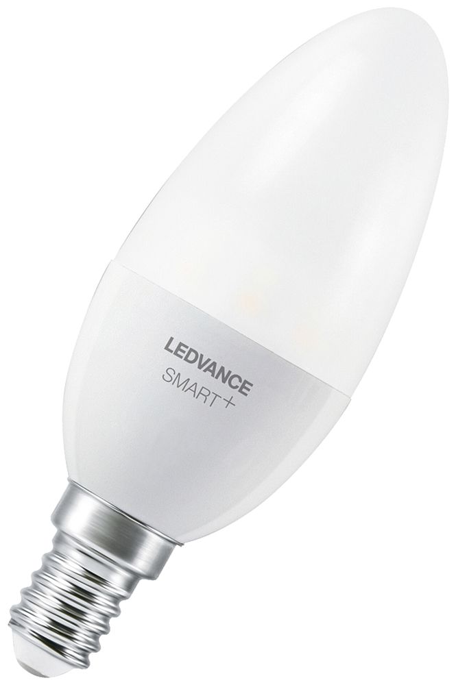 LED-Lampe LEDVANCE SMART+ MATTER E14 4.9W 470lm RGBW WiFi Ø39×115mm B12 mattiert