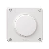 Sonnerie-Drucktaster NEVO N.CO Namensschild Membr.weiss 16A 230 VAC m.Steckkl.ws