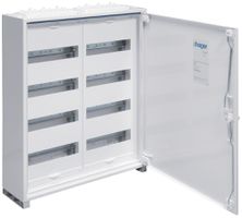 AP-Feldverteiler Hager univers 4-reihig 96TE Tür IP44 550×650×160mm