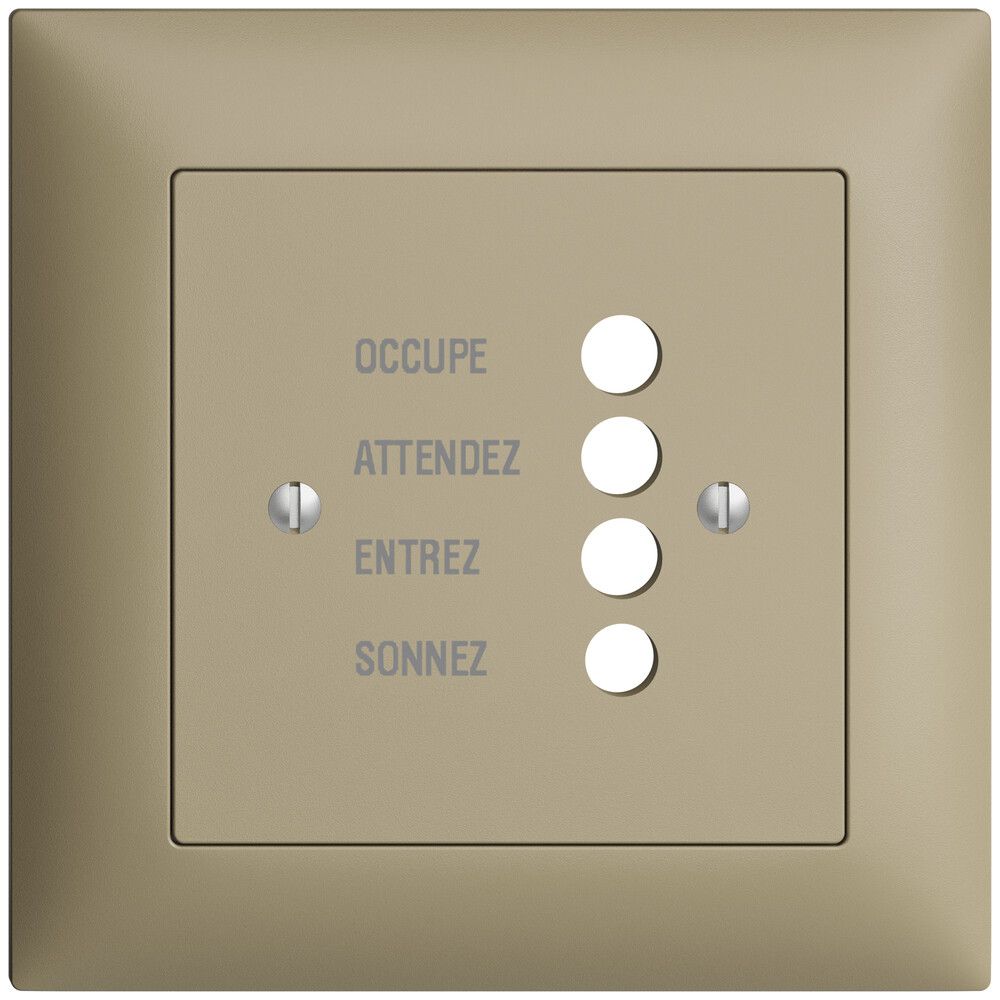 UP-Frontset EDIZIOdue sand 88×88mm für Türstation 1334.F