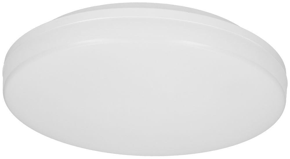 LED-Decken-/Wandleuchte FLAT HF, 18W, 230V, 1900lm, 3000K, Ø278mm, IP54, weiss