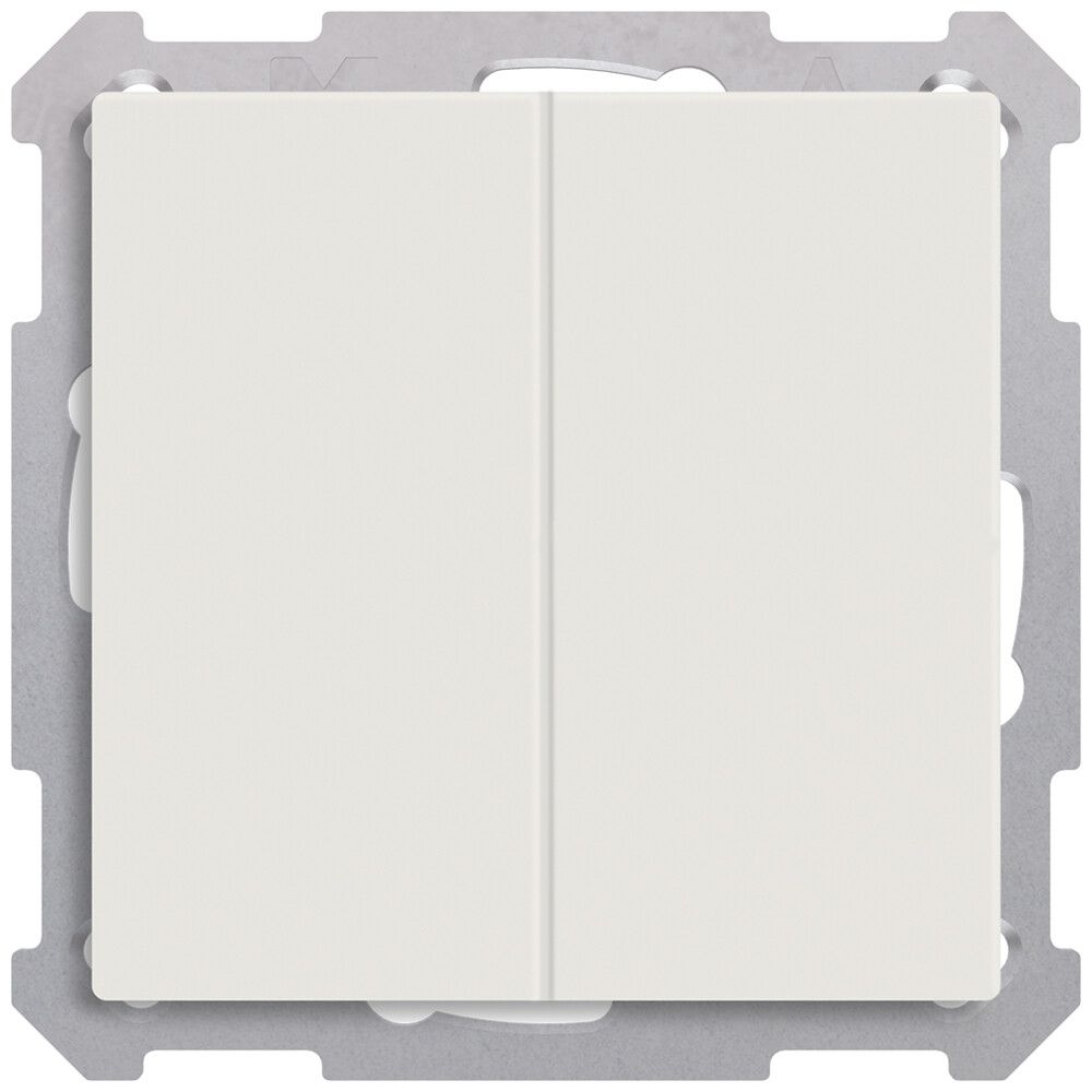 Pulsante KNX RF+ INC MDT RF-TAL60B211.01S 2t/4a temp bianco opaco "neutrale"