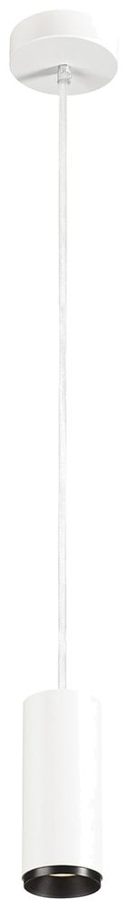 LED-Pendelleuchte SLV NUMINOS S PHASE 11W 1100lm 4000K 60° Ø65×162mm weiss
