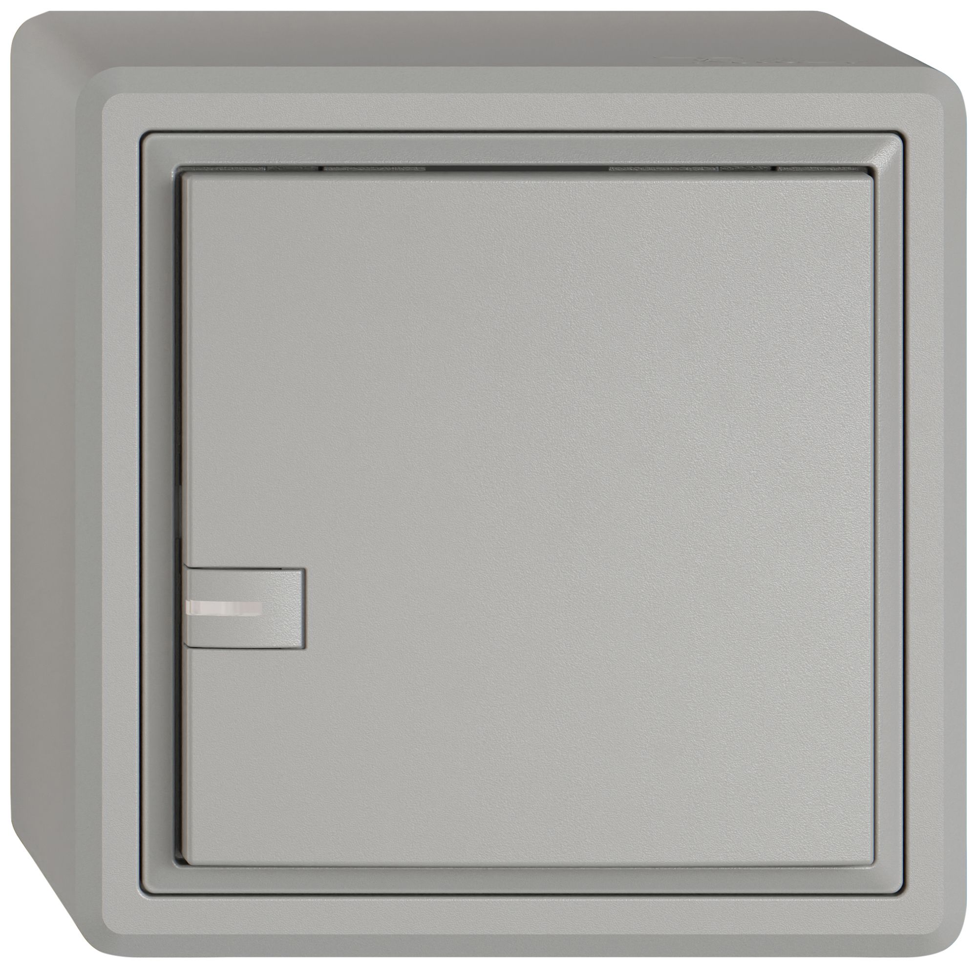 Pulsante universale AP EDIZIO.liv UNI SNAPFIX® 5…48V c.LED blu 1× com.1T grc