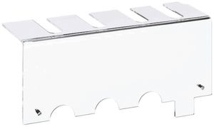 Capot de recouvrement Hager, sortie pour EB63, transparent, plombable