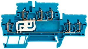 Mehrstock-Reihenklemme Weidmüller ZDK 2.5/3AN V Zugfeder 2.5mm² 2 Etagen blau