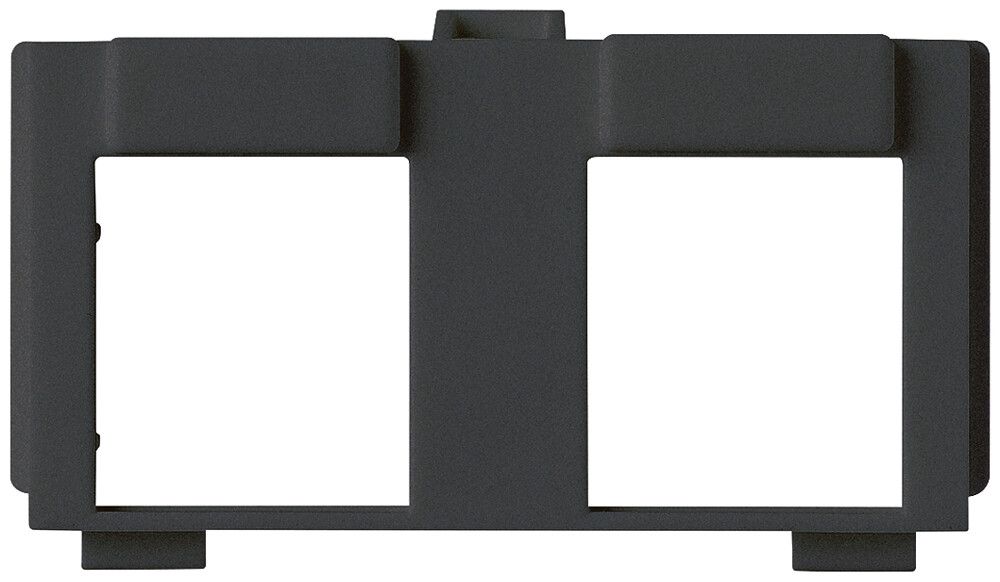 Modulo kallysto 2×RJ45 Keystone nero