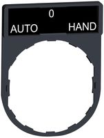 Einlegeschild Schneider Electric Auto-O-Hand