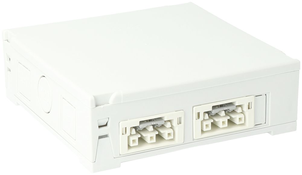 Boîtier AGRO, in: 2×3P H07V-U, out: chacun 2×3P no/bl, WAGO, gris