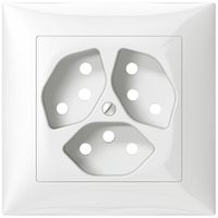 Kit frontal SIDUS B pour 3×T13 blanc brillant