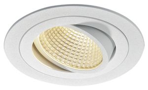 EB-LED-Downlight SLV NEW TRIA, 12W 1120lm 3000K 38° rund IP20 mattweiss