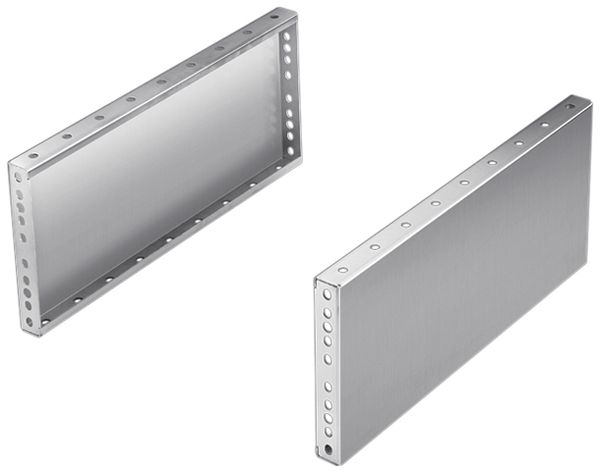 Cache-socle Rittal TS 8702.060 600×200mm kit latéral acier affiné