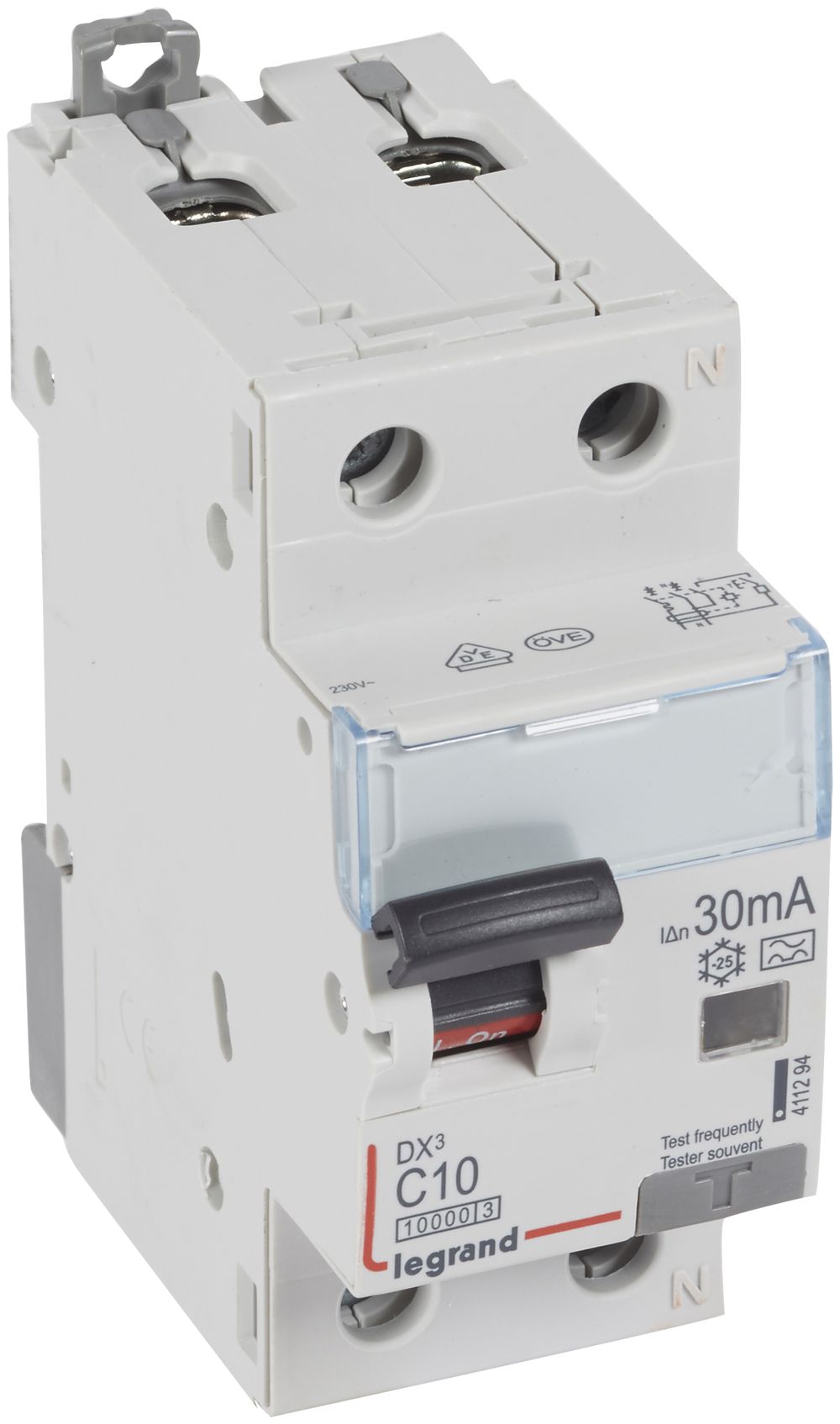 FI/LS-Schalter Legrand DX3standard 1LN C 10A 10kA 30mA Typ A