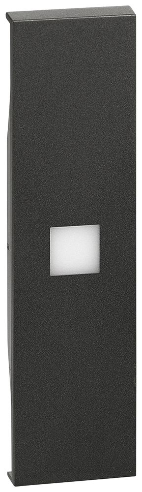 Cache de touche Living Now 1 module avec grande lentille pour éclairage noir